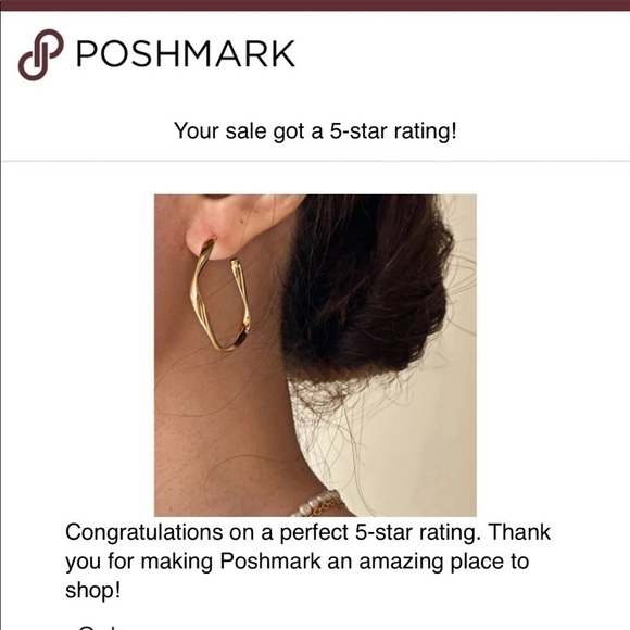 NEW 925 Sterling Silver Twisted C Hoop Earrings - Picture 6 of 7